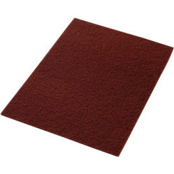 Global Industrial 14"" x 20"" EcoPrep ""EPP"" Chemical Free Stripping Pad Maroon