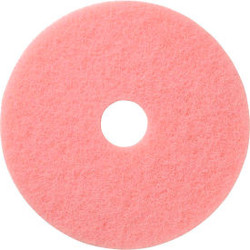 Global Industrial 20"" Burnishing Pad Pink 5 Per Case