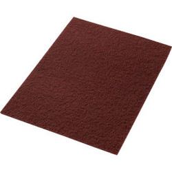 Global Industrial 14"" x 20"" Stripping Pad Maroon 10 Per Case