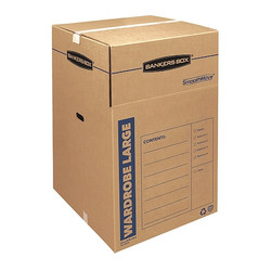 Smoothmove Moving Box,24x24x40 in,PK3 7711001