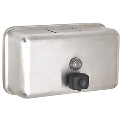 Tough Guy Soap Disp,SLVR,1.2 L,2 7/8 inD 54ZU85