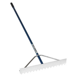 Seymour Midwest Asphalt Lute,Aluminum,66 in. L,20 Tines 56929GRA