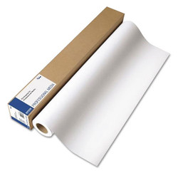 Epson® Exhibition Fiber Paper Roll, 12 Mil, 17" X 50 Ft, Glossy White S045188