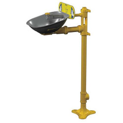 Bradley Eyewash Station,Pedestal Mnt,SS,15-1/2 W S19214B