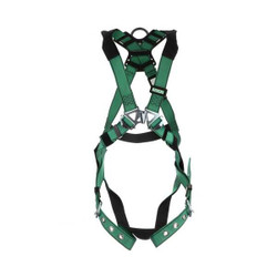 Msa Safety Full Body Harness,V-FORM,M 10196642
