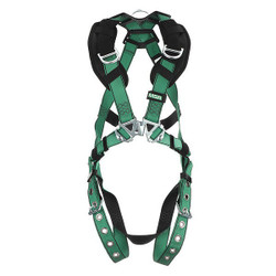 Msa Safety Full Body Harness,V-FORM,2XL 10197221