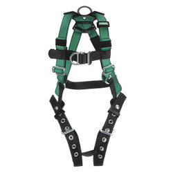 Msa Safety Full Body Harness,V-FORM,2XL 10197209