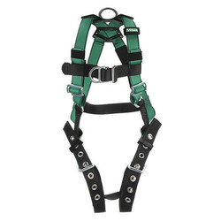 Msa Safety Full Body Harness,V-FORM,XL 10197208