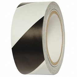 Incom Mfg Floor Tape,Black/White,2 inx54 ft,Roll  VHT212