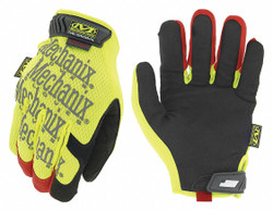 Mechanix Wear Mechanics Gloves,Hi-Vis Yellow,10,PR  SMG-X91-010