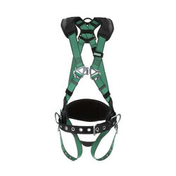 Msa Safety Full Body Harness,V-FORM,XS 10197363