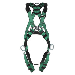 Msa Safety Full Body Harness,V-FORM,2XL 10197232