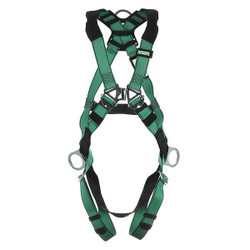 Msa Safety Full Body Harness,V-FORM,2XL  10197232