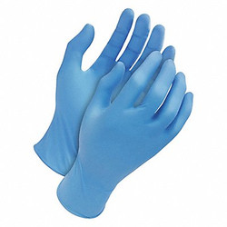 Bdg Disposable Gloves,Blue,Nitrile,L,PK100 88-1-7800-L