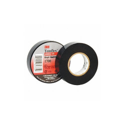3m Elec Tape,108 ft Lx3/4 in W,7 mil,Black 1700-3/4X36YD