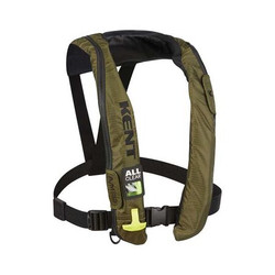 Kent Safety Life Jacket,Belt,Buckle,Zipper,Green 132802-400-004-19