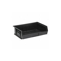 Quantum Storage Systems Hang and Stack Bin,Black,PP,5 in QUS245BK