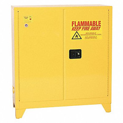 Eagle Mfg Flammable Liquid Safety Cabinet,Yellow 3010XLEGS