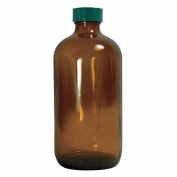Qorpak Bottle,112 mm H,Amber,48 mm Dia,PK24 GLC-01926