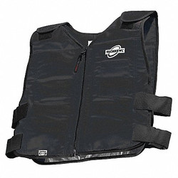 Techniche Cooling Vest,Black,2 to 3 hr.,2XL 6626-BK-2XL