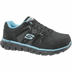 Skechers Athletic Shoe,W,7 1/2,Black,PR 76553 - BKBL SZ 7.5EW