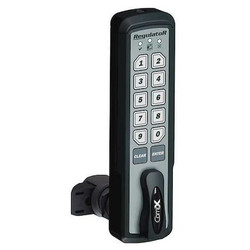 Compx Regulator Electronic Keyless Lock,Black,1.437 in.  REG-S-V-5-BLK