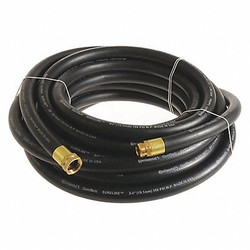 Continental Garden Hose,3/4" ID x 25 ft.,Black CWH075-25MF-G