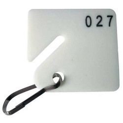 Sim Supply Key Tag Numbered 1 to 100,Square,PK100  33J887