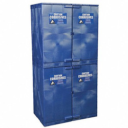 Eagle Mfg Corrosive Safety Cabinet,4 Doors,Blue M48CRA