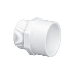 Westlake Pipe & Fittings Adapter, 2 in, Schedule 40,Socket x MNPT 436020BC