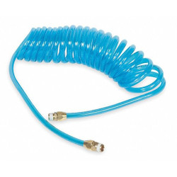 Speedaire Coiled Air Hose,1/4" ID x 6 ft.,125 psi 1VEJ7