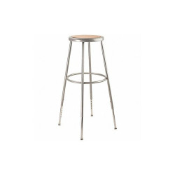National Public Seating Round Stool,Adjustable Legs,Gray,31.5"H 6230H