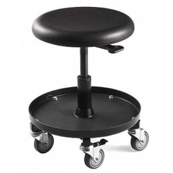 Bevco Round Stool,5-Star,Black,27"H 3357