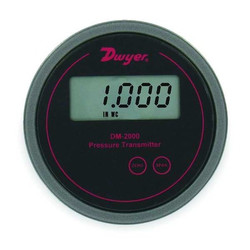 Dwyer Instruments Diff Transmitter,Digital,0 to 0.25 in wc DM-2002-LCD