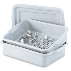 Vollrath Silverware Soak System,20 in L,Silver 52619