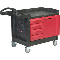 Rubbermaid Mobile Workcenter w/4 Drawers 750 lb. Capacity 49""L x 26""W x 38""H