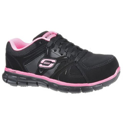 Skechers Athletic Shoe,M,6 1/2,Black,PR  76553 BKPK SZ 6.5