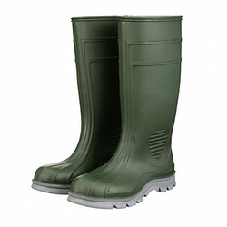 Heartland Footwear Rubber Boot,Men's,4,Knee,Green,PR  70657-04