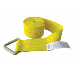 Sim Supply W" Strap,D-Ring,Yellow  55ET69