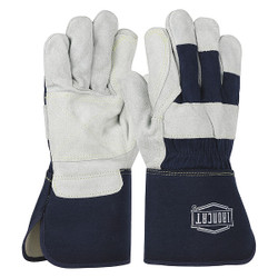 Ironcat Leather Gloves,L,Gunn Cut,PR,PK12  IC8DP