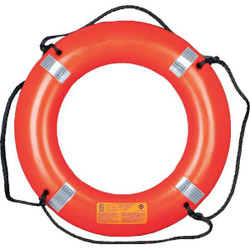 Mustang Survival Ring Buoy with Reflective Tape,30 In  MRD030-2-0-311