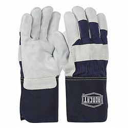 Ironcat Leather Gloves,L,Gunn Cut,PR,PK12 IC8