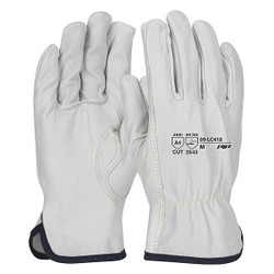 Pip Leather Gloves,L,Gunn Cut,PR,PK12  09-LC418/L