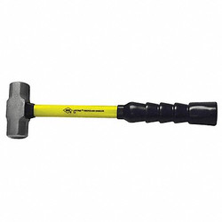 Nupla Sledge Hammer,Steel,2 lb.,16" L,3" dia. 6899531