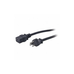 Apc Powr Cord,5-15P,SJT,8.2 ft.,Blk,12A,14/3 AP9872