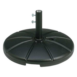 Grosfillex Umbrella Base,21 in Dia,Black US602117