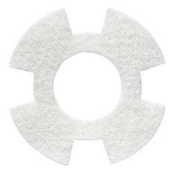 I-Mop Cleaning Pad,8 1/2 in Dia,White,PK10 1234347