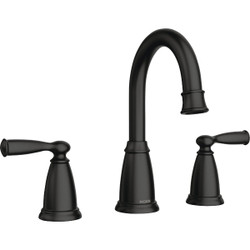 Moen Banbury 2-Handle Lever Widespread Bathroom Faucet, Matte Black 84947BL