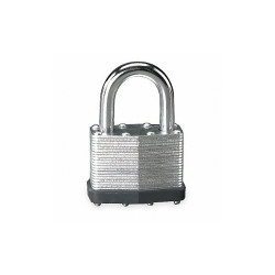 Manufacturer Varies Keyed Padlock,1 in,Rectangle,Silver 1XRT8