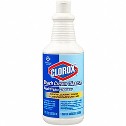 Clorox Bleach Cream Cleanser,30 oz,Bottle,PK8 30613